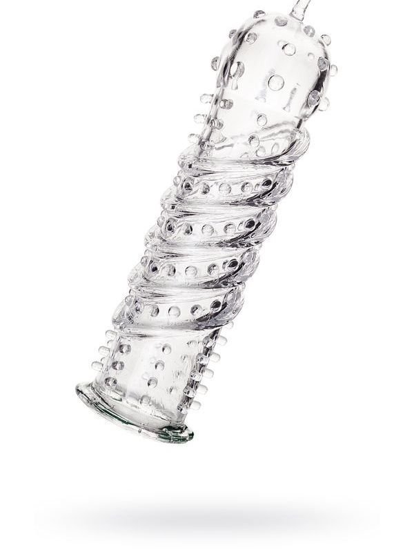 Tırtıklı Şeffaf Penis Kılıfı 15,3 cm
