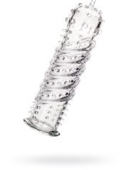 Tırtıklı Şeffaf Penis Kılıfı 15,3 cm
