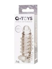 Fril Titreşimli Şeffaf Penis Kılıfı