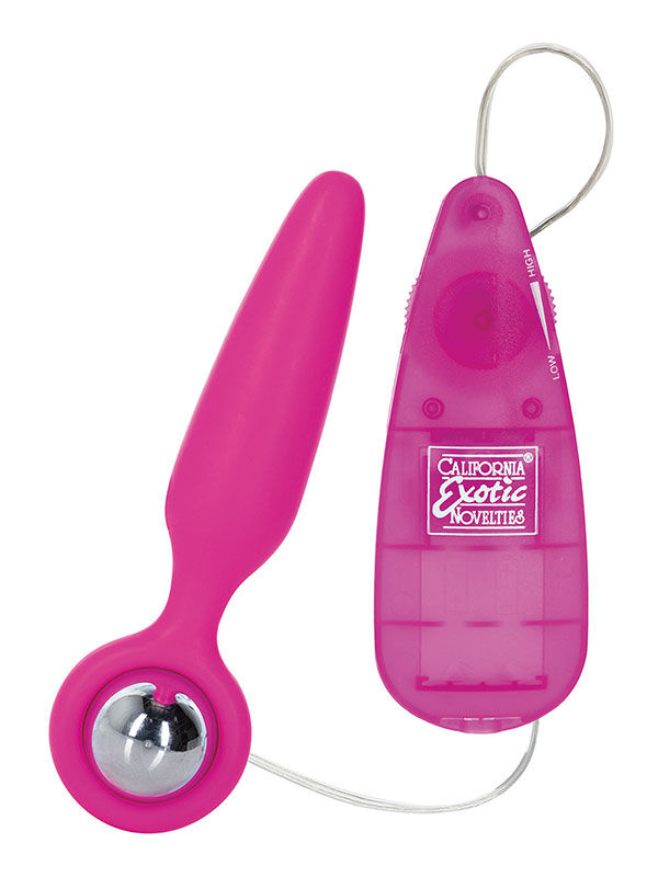 Titreşimli Anal Plug - 10 cm Güçlü Titreşimli Popo Plug