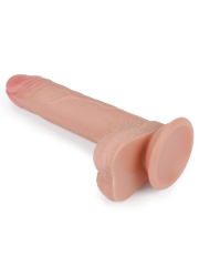 Çift Katmanlı Platinum Silikon ''Cock-Ten'' Dildo | Realistik ve Vantuzlu Tasarım | 724Haz