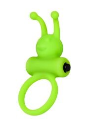 Flik Titreşimli Penis Halkası Yeşil 9,1 cm