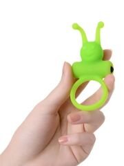 Flik Titreşimli Penis Halkası Yeşil 9,1 cm