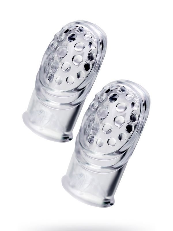 Favi Şeffaf Parmak Kılıfı Seti - 3.5 cm Erojen Bölge Uyarıcı