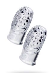 Favi Şeffaf Parmak Kılıfı Seti - 3.5 cm Erojen Bölge Uyarıcı