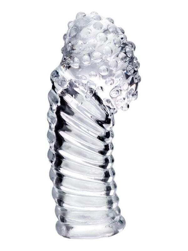 Dale Şeffaf Parmak Kılıfı 8,5 cm | Yumuşak ve Esnek TPR Malzeme ile Erogjen Bölge Uyarımı