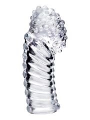 Dale Şeffaf Parmak Kılıfı 8,5 cm | Yumuşak ve Esnek TPR Malzeme ile Erogjen Bölge Uyarımı