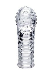 Dale Şeffaf Parmak Kılıfı 8,5 cm | Yumuşak ve Esnek TPR Malzeme ile Erogjen Bölge Uyarımı