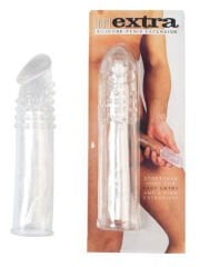 Silikon Penis Kılıf 7 cm Eklentili – Uzatma & Doku Artırıcı Kılıf