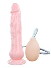 Eros Fountain Fışkırtmalı Dildo 20 cm | Vantuzlu & Su Bazlı Efektli Tasarım | 724Haz