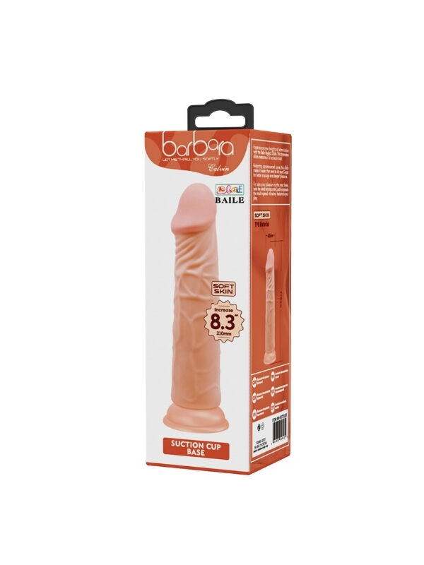 Barbara Realistik Dildo | TPR Malzemeli & Detaylı Tasarım | 724Haz