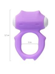 Censan Zort Titreşimli Penis Halkası silikon mor  2 cm