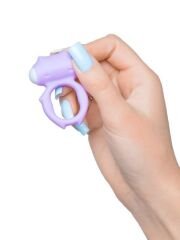 Censan Zort Titreşimli Penis Halkası silikon mor  2 cm