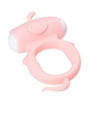 Kear Titreşimli Penis Halkası Silikon Pembe 2 cm