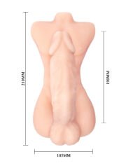 Temptation Bigger Man Erkek Yarım Vücut Formu | Kaslı Torso Manken | 724Haz