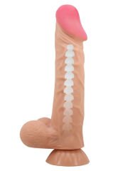 Censan Ortan 9.4 İnç Kıkırdak Yapılı Gerçek Deri Yapılı Dildo