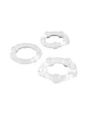 Penis Halka Seti – TPE Şeffaf, 3.5 cm ve 3.2 cm Boyutları