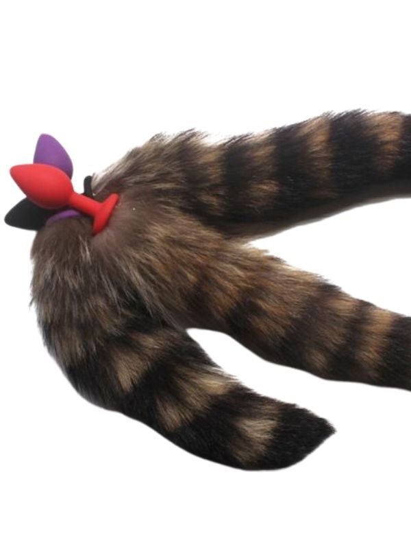 724Haz Silikon Uçlu Tilki Kuyruk Anal Plug | Gerçekçi Kuyruklu, Ergonomik ve Dekoratif