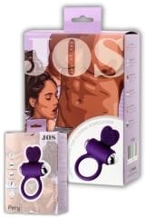 Censan Jos PeryTitreşimli Mor Penis Halkası