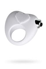 Jos Moys Titreşimli Beyaz Penis Halkası – Güçlü ve Esnek