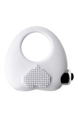 Jos Moys Titreşimli Beyaz Penis Halkası – Güçlü ve Esnek