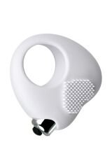 Jos Moys Titreşimli Beyaz Penis Halkası – Güçlü ve Esnek