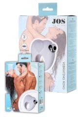 Jos Moys Titreşimli Beyaz Penis Halkası – Güçlü ve Esnek