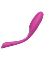 Telefon Kontrollü Şarjlı Vibratör Pembe | 20 cm, 10 Modlu, Suya Dayanıklı