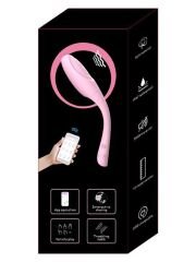 Telefon Kontrollü Şarjlı Vibratör Pembe | 20 cm, 10 Modlu, Suya Dayanıklı