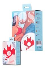 Jos Sweet Devil Titreşimli Penis ve Klitoris Halkası - Esnek & Çift Uyarım