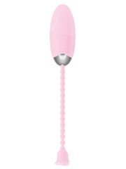 Telefon Kontrollü Yumurta Vibratör Pembe | 10 Modlu, Uygulama Kontrollü, USB Şarjlı