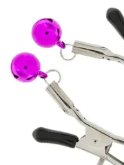 Göğüs Klipsi Zilli - Hassas Uyarım İçin Titreşimli Meme Klipsi