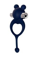 Jos Mickey Kuyruklu ve Titreşimli Mavi Penis Halkası