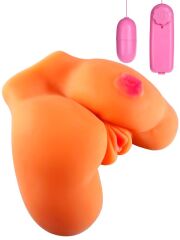 Titreşimli Çift Girişli Masturbator “Melez” | Çift Fonksiyon & Yoğun His