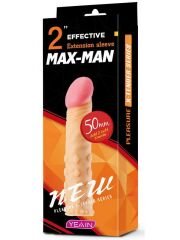 Max Man 50mm Dolgulu Penis Kılıfı