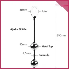 Pompoarizm Metal İkili Top – Anal & Vajinal Egzersiz | 724Haz