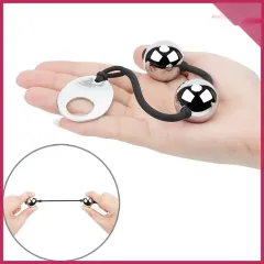 Pompoarizm Metal İkili Top – Anal & Vajinal Egzersiz | 724Haz