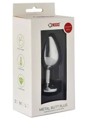 NOXXX Çelik Anal Plug (Medium) – Orta Boy Metal Plug, Termal Zevk ve Gelişmiş Deneyim İçin