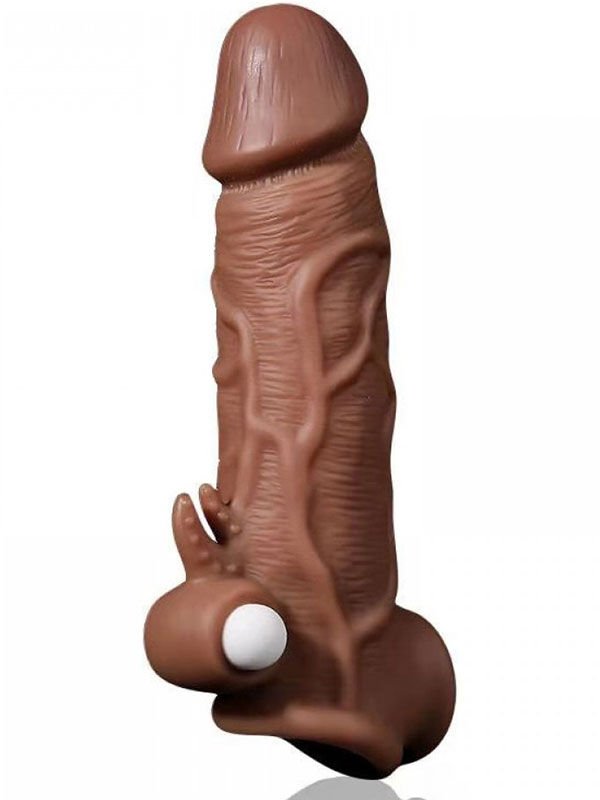 Lock Love 17cm Titreşimli Penis Kılıfı