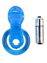 Get Lock The Tongue Mavi - Titreşimli Dilli Penis ve Testis Halkası