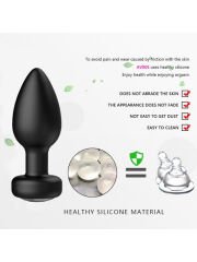 Telefon Kontrollü Titreşimli Anal Plug | APP Destekli & Su Geçirmez | 724Haz