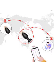 Telefon Kontrollü Titreşimli Anal Plug | APP Destekli & Su Geçirmez | 724Haz