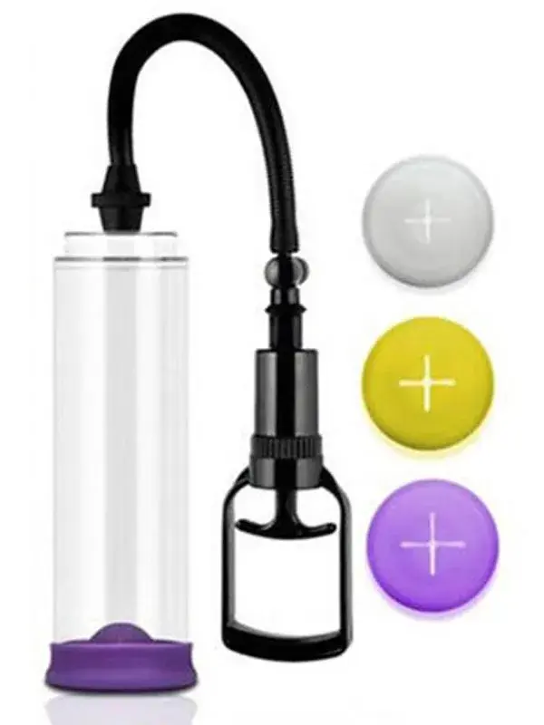3 Başlıklı Profesyonel Penis Pompası - Hediye Yüzüklü