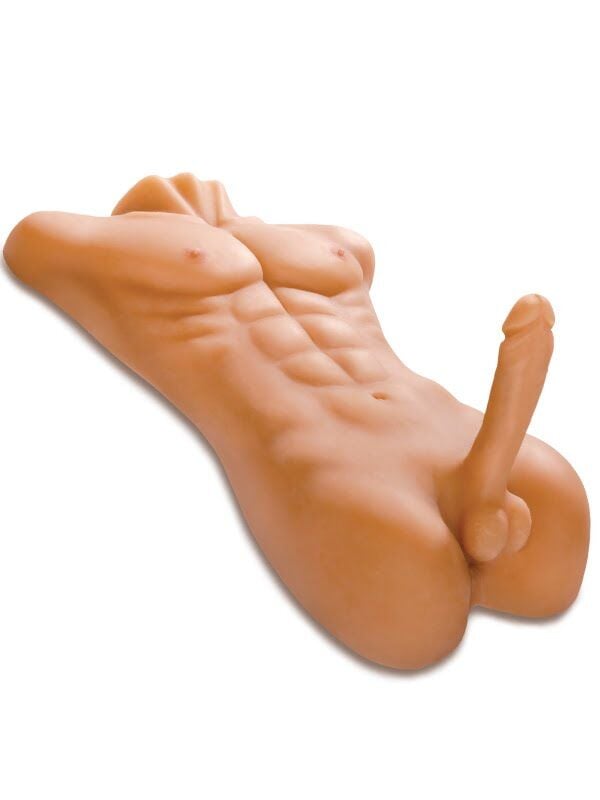 Yarım Vücut Erkek Masturbator | Gerçekçi Anatomik Tasarım & Yoğun His