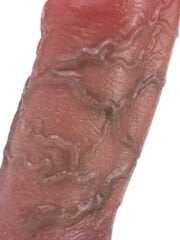 Dolgulu Testis Geçmeli Penis Kılıfı | Esnek, Dolgulu & Konforlu | 724Haz