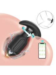 Sledgehammer Swing – Telefon Kontrollü Siyah Anal Plug | App İle Titreşim Kontrolü | 724Haz