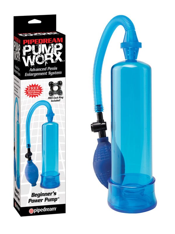Pump Worx Mavi Penis Pompası - Vakumlu & Etkili