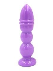 Anal Tıkaç - Karışık Renk, Büyük Boy Esnek Silikon (33x135mm)
