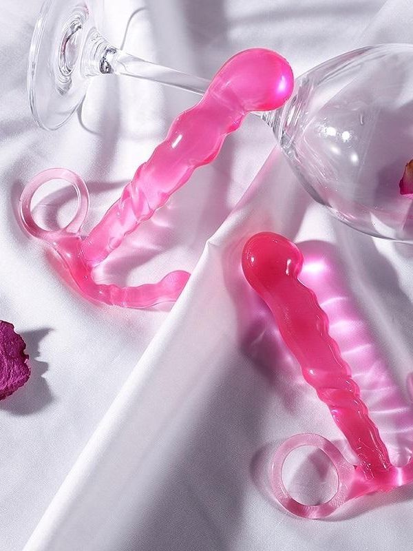 Anal Tıkaç - Karışık Renklerde Esnek Silikon (70-135mm)