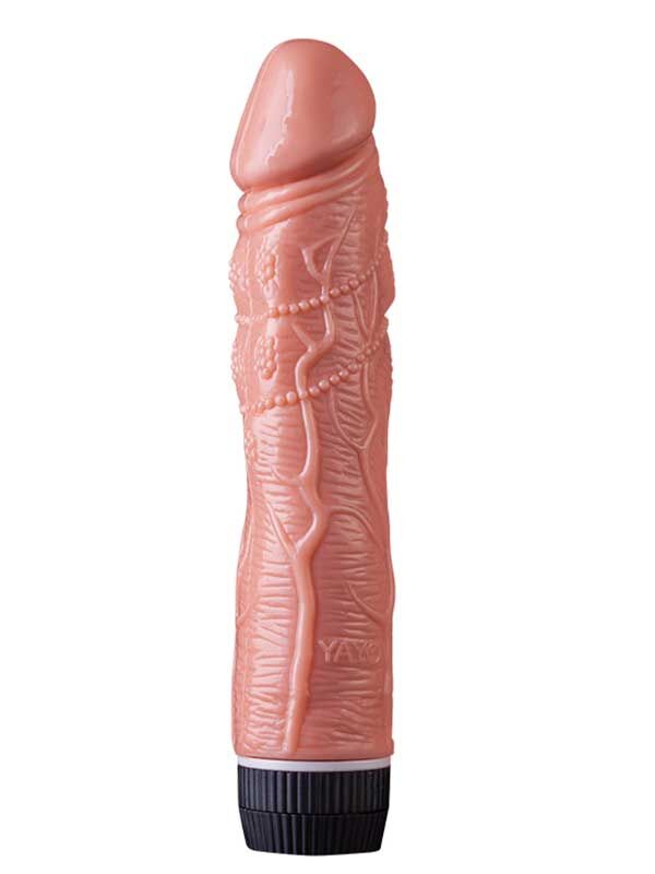 Yayo Gerçekçi Yapıda Vibratör (Kutusuz) | 20 cm AA Pil Titreşim Ayarlı
